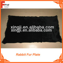 60X120cm Grade A dyed rabbit fur plate